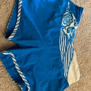 Two pairs of small Lulu Lemon Shorts